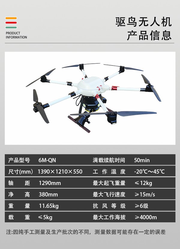 驅(qū)鳥無人機(jī)6M-QN圖2